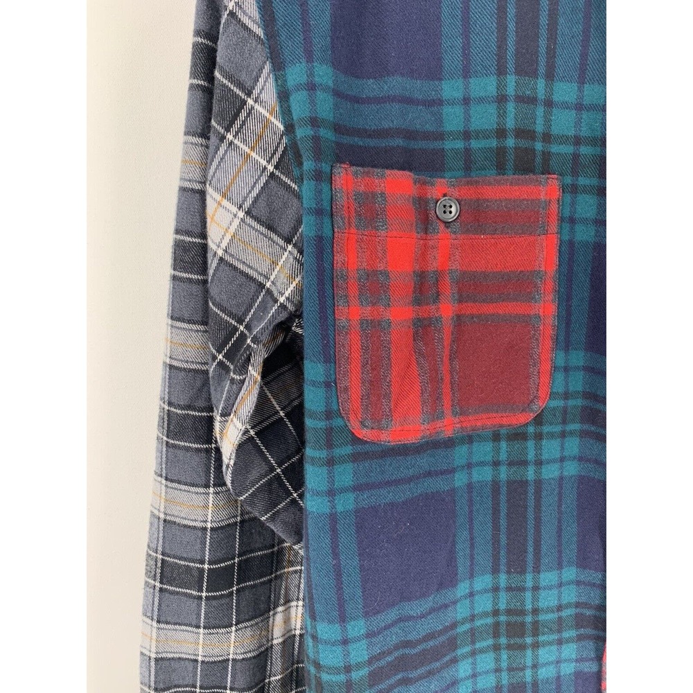 Bonobos Patchwork Flannel Multicolor Slim Fit Shi… - image 3